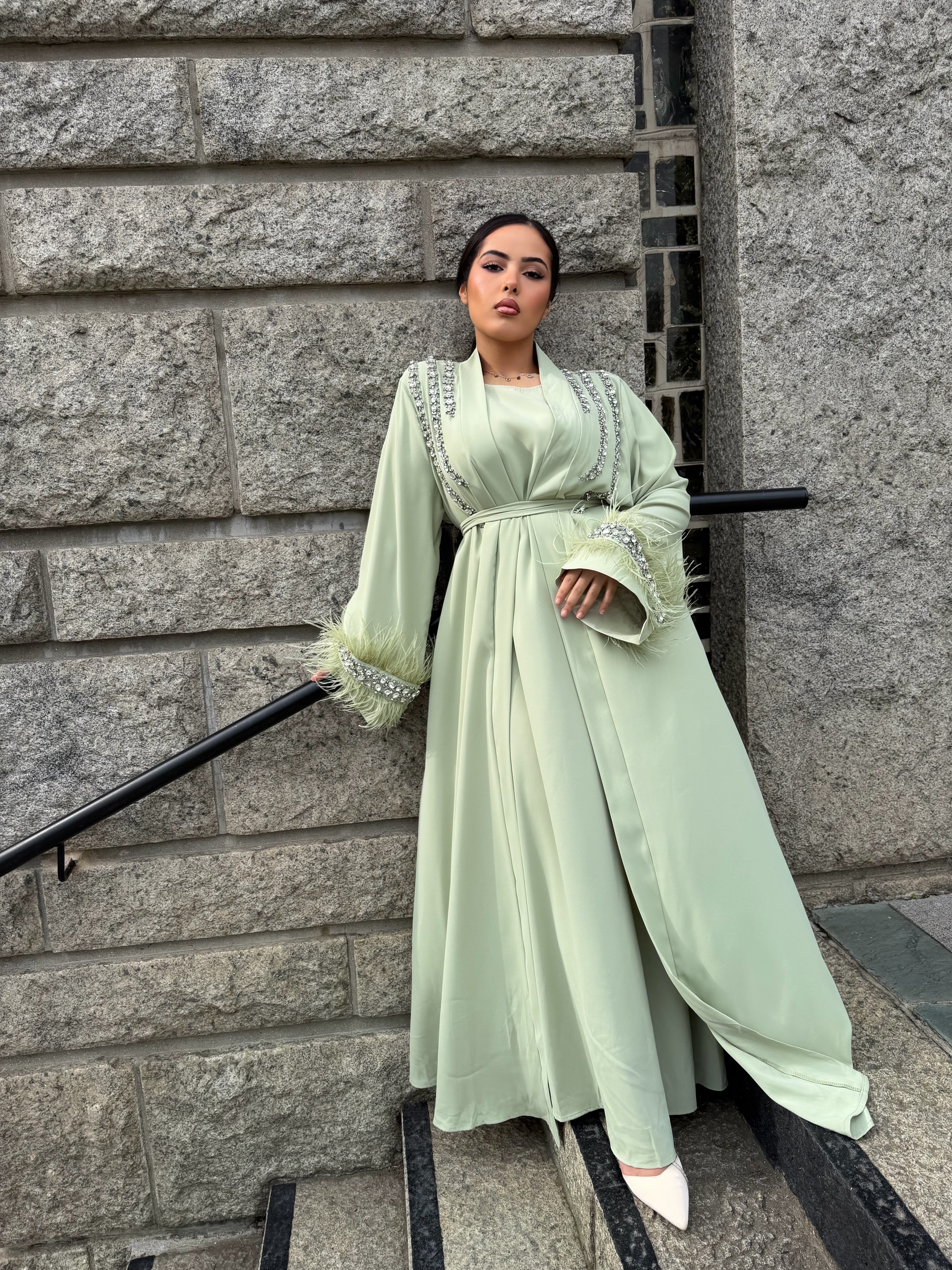 Kimono (+ceinture) Abaya EMIRA