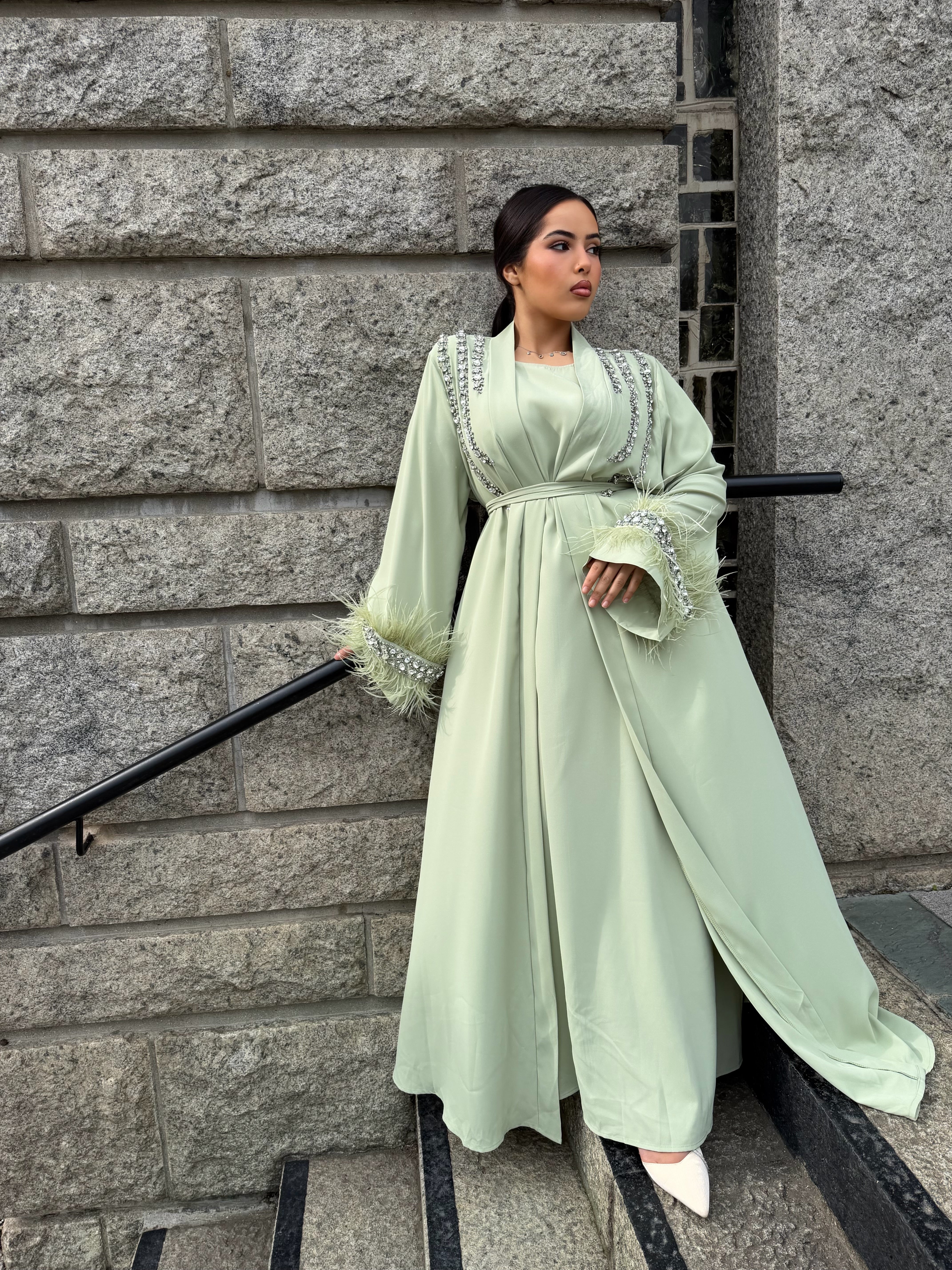 Kimono (+ceinture) Abaya EMIRA